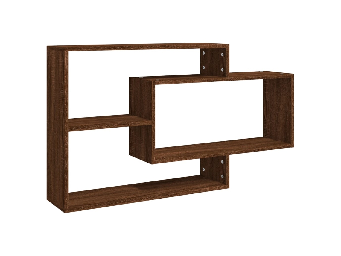Wall Shelf, Wall Shelves Vidaxl Marrom Madeira Processada (n/a)
