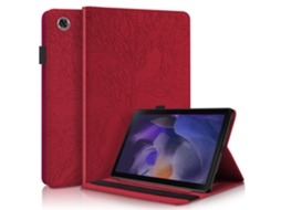 Capa Para Tablet Lurelia, Para Samsung Tab A7/t500 2020/tab A7 10.4 2022 Sm T509 2020/2022, Vermelho, Função Sono