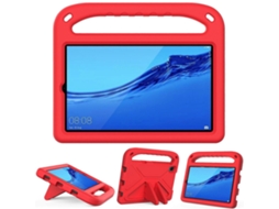 Capa Protetora Portátil Eva À Prova De Choque E Antiqueda Com Suporte Triangular Para Huawei Mediapad M5 Lite De 8,0 Polegadas