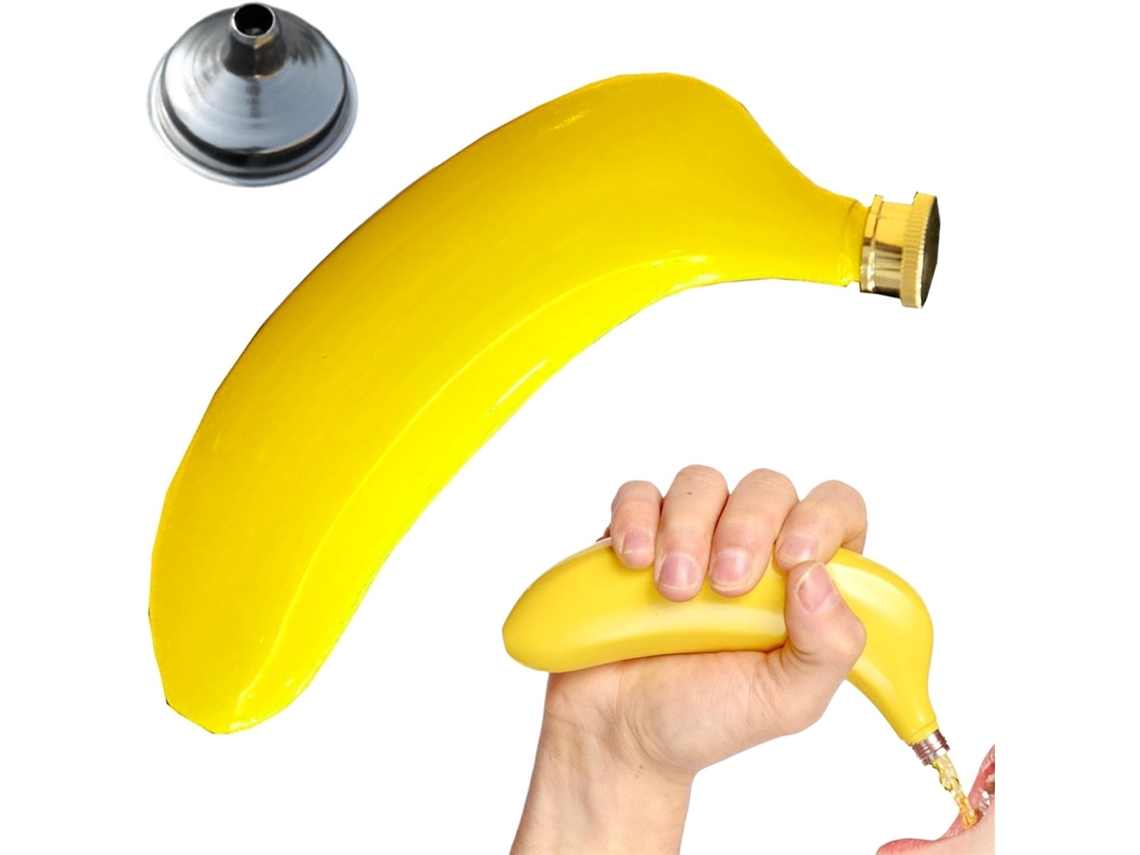 Garrafas De Vinho Vazias Garrafa De Vinho Em Formato De Banana De 150ml | Garrafa De Bolso Decorat Gokoco