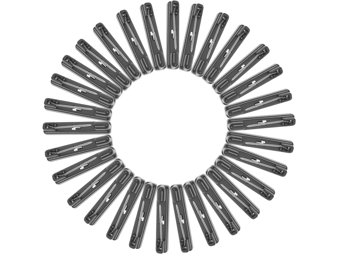 Conjunto de 300 pinos de plástico para marcar mochilas e lanternas iluminadas. Funcionais, fáceis de usar e leves, ideais para...