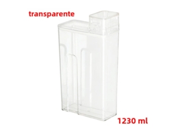 Frasco Reutilizável de Grande Capacidade (1000ml) para Detergente de Roupa, Ideal para Guardar Amaciante de Roupas no Banheiro. MDUG (transparente)