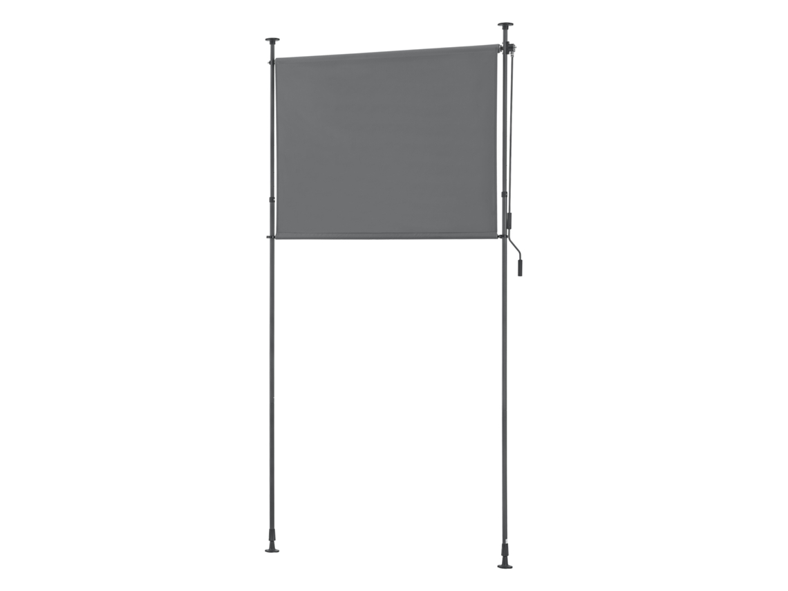 Estore exterior Cimarra em poliéster 150 x 270 x 310 cm cinzento escuro pro.tec
