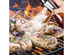 2026 garrafa Sprayer de Óleo 200ml Aço Inoxidável Vidro Anti vazamento Cozinha Salada Bbq Classe Energia A+++