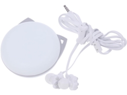 Fones De Ouvido Com Estojo Em Abs E Fio, Fáceis Ideais Para 3,5 Mm