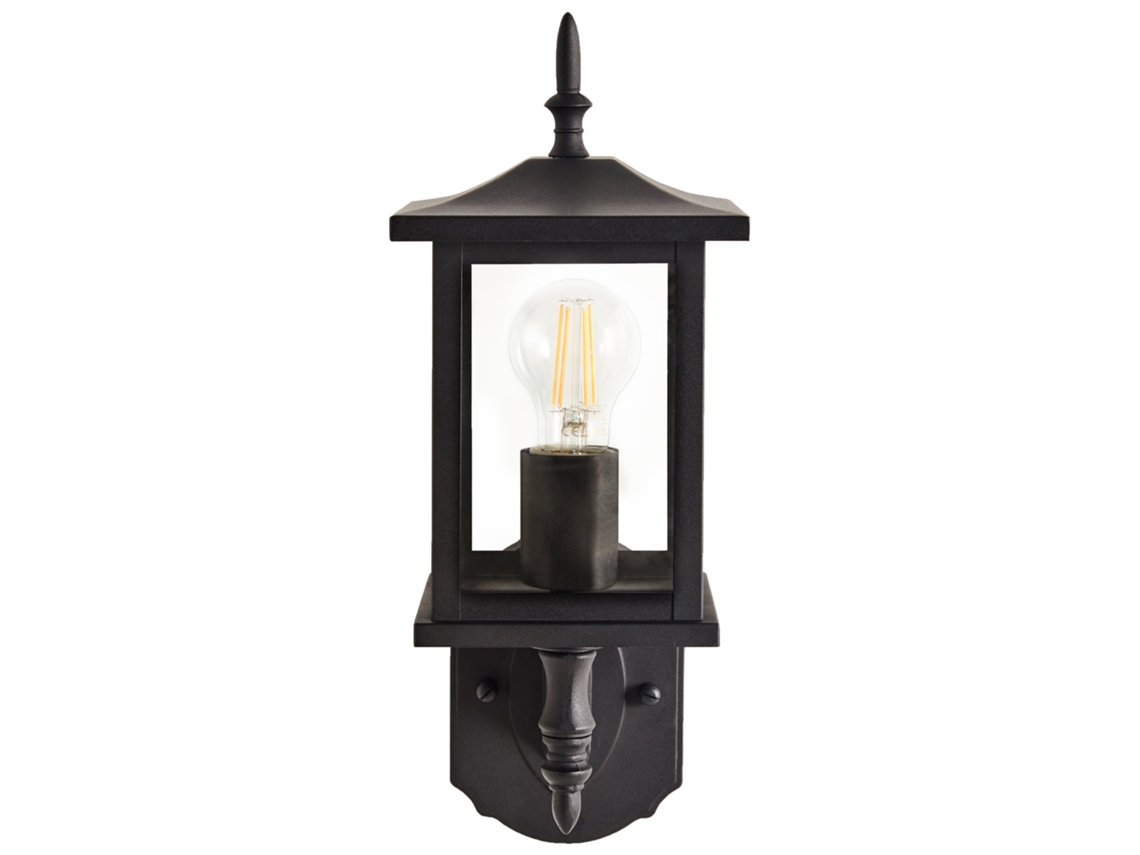Candeeiro De Parede Para Exterior Andam Preto