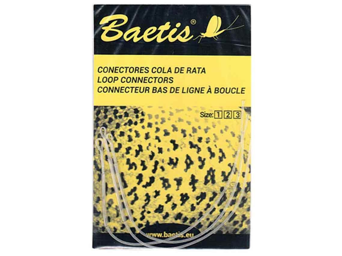 Linha de Pesca com Mosca Loop Connector 12 Cm Branco 30 Lbsbaetis