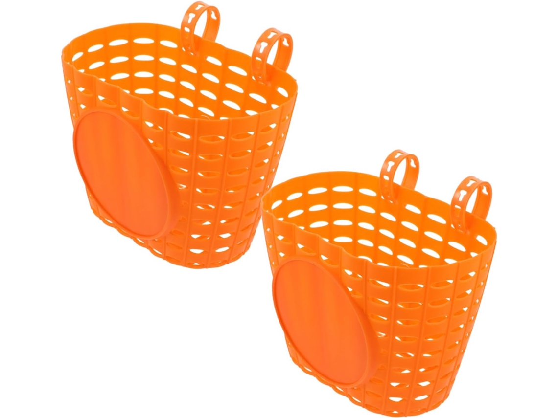 De Bicicleta De Plástico Laranja De 2 Peças Para Meninos E Meninas, Grande Capacidade, Montagem Sem Ferramentas, Gokoco