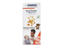 Máscara para Inaladores SANDOZ Neonatal Naranja 0-18 Meses