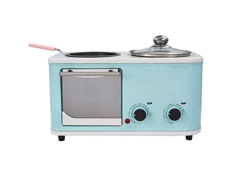 Máquina de Café Da Manhã Torradeira Multifuncional Máquina de Café Da Manhã Doméstica 3 em 1 Torradeira Mini Forno Elétrico J4223 SANAG