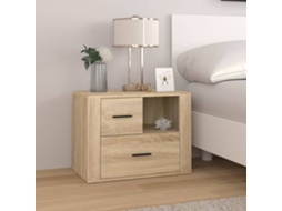Vidaxl Mesa De Cabeceira 60x36x45 Cm Derivados Madeira Carvalho Sonoma