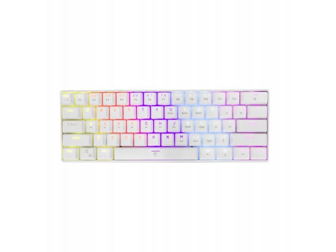 Switch KVM Shinobi 2 W Tubarão Branco Us Blue.sw Switch Shinobi 2 Branco Azul