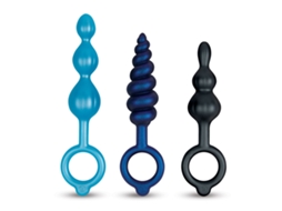 Plug Anal B-VIBE Azul 3 Peças