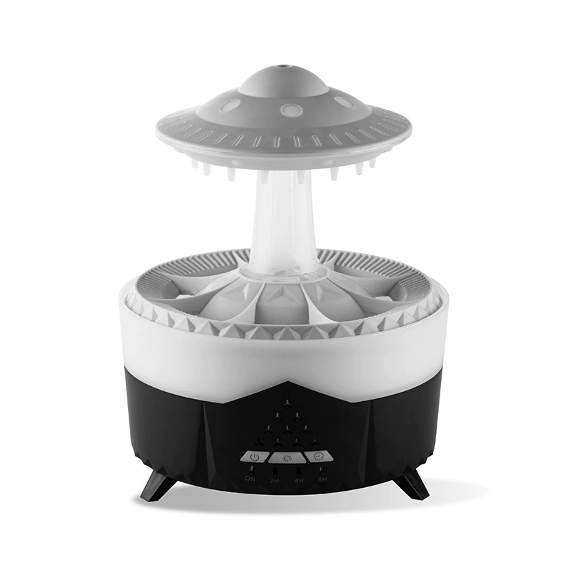 Umidificador de Aromas MDUG, ultrassônico, nuvem, multicolorido (preto e branco)
