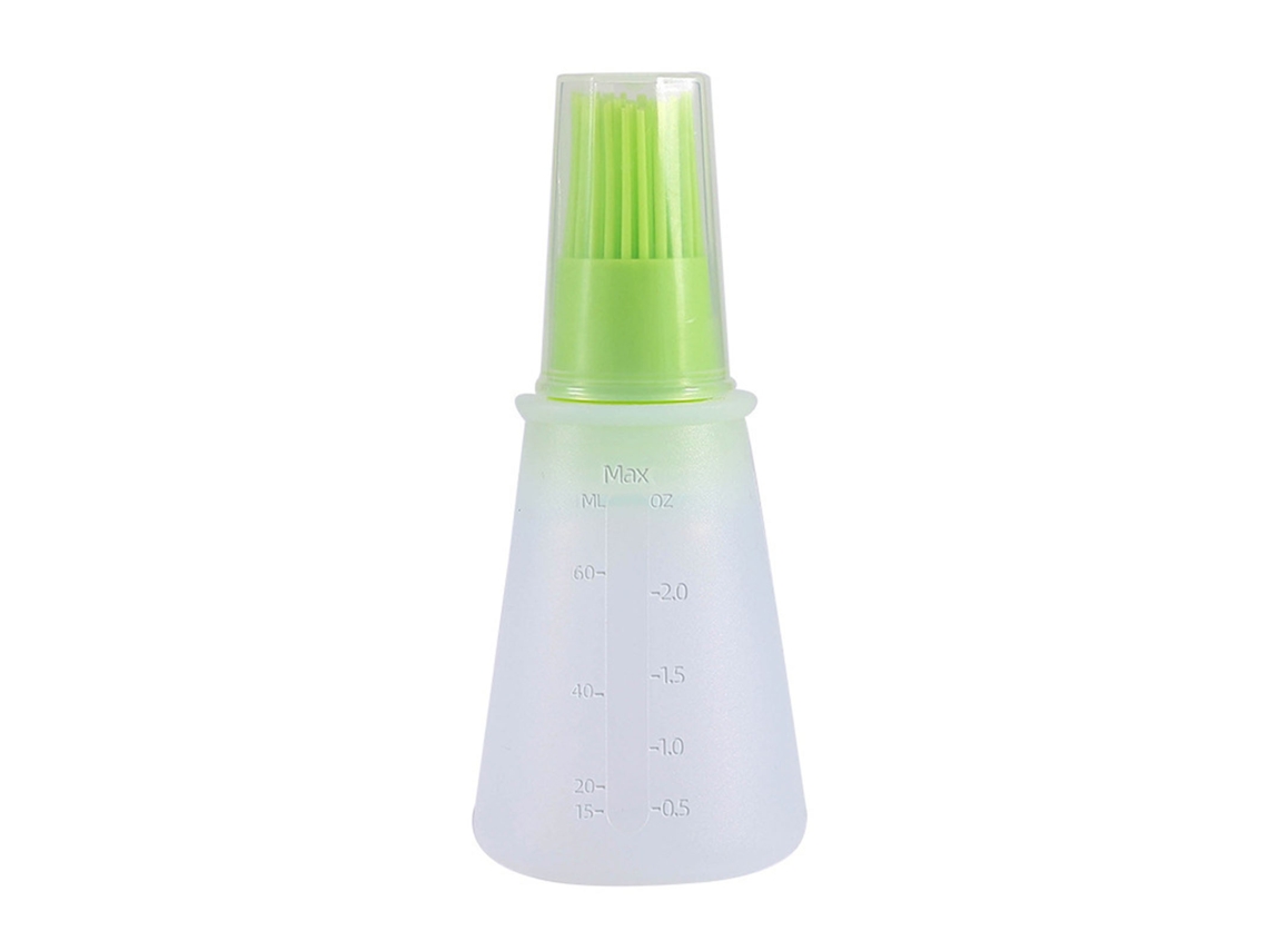 Pincel de Silicone para Barbecue com Escala Verde