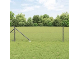 Vidaxl Cerca Hexagonal Com Poste 10 X 0,6 M Aço Revestido De Pvc Malha