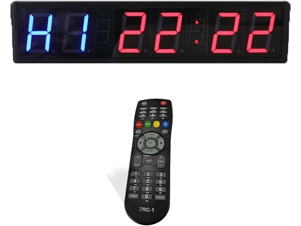 Relógio Digital Led de 3 Polegadas, Alumínio, Cronômetro Esportivo SFUSHOS