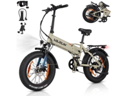 Bicicleta Elétrica Dobrável - Varun - S20-1 - Bateria 48v 13ah - Autonomia 100 Km - Suspensão Dianteira