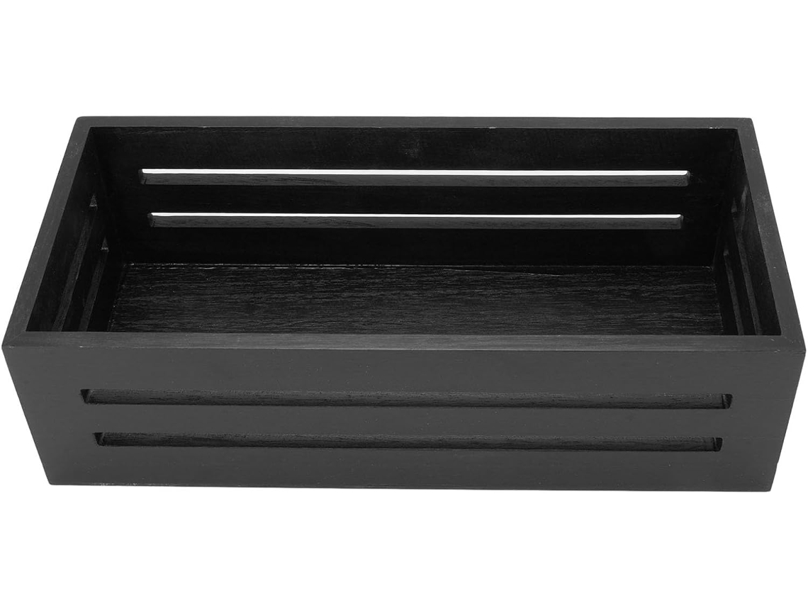 Cesto Organizador De Madeira Jtlb Para Cosméticos, Ideal Para Quarto E Sala De Estar. Economiza Espa Gokoco