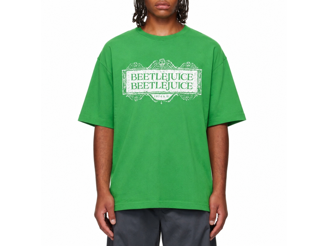 Rockinstone Beetlejuice Beetlejuice Beetlejuice Logo Shirt Size:xxl