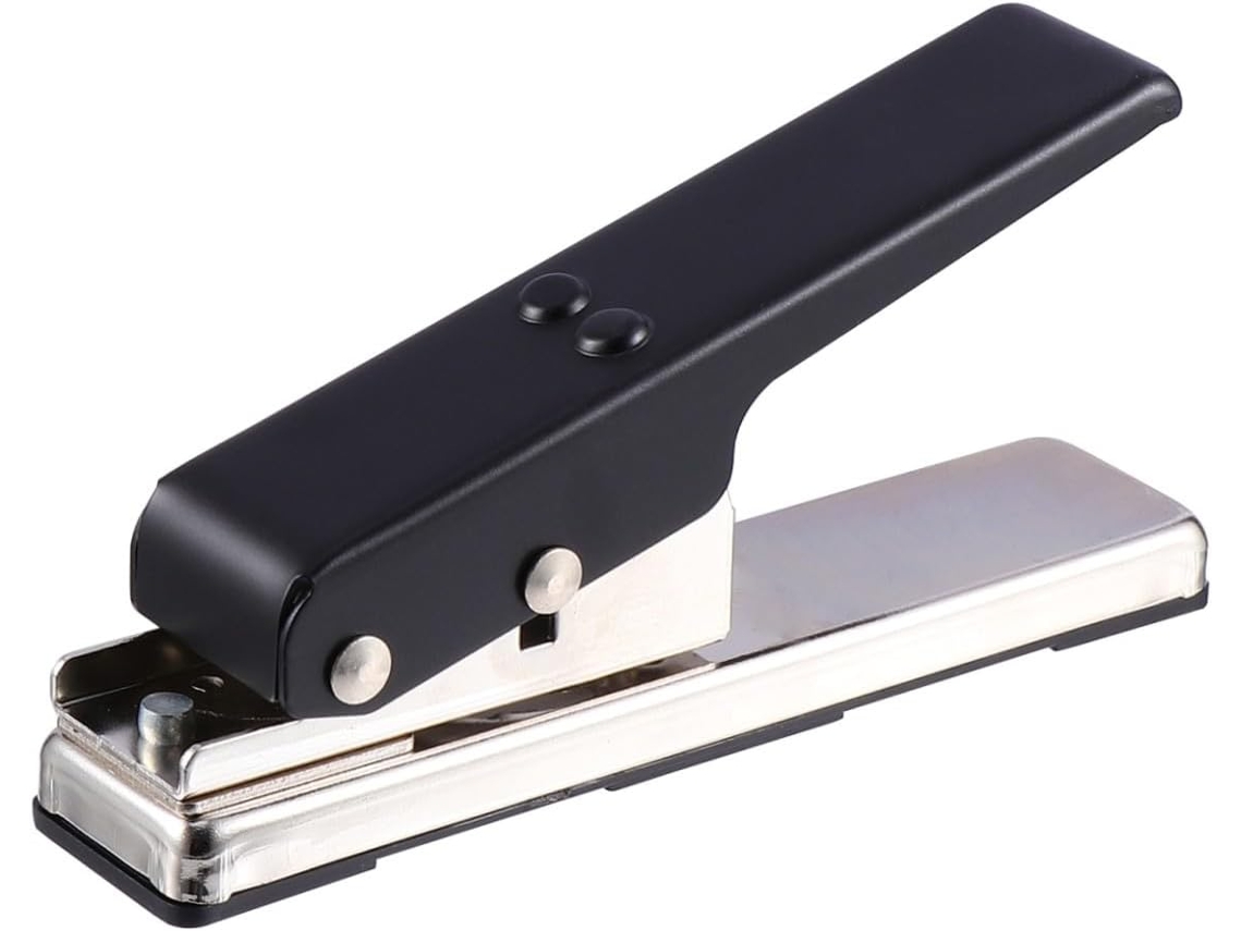 Furador de Palhetas de Guitarra em Ferro Preto, Ferramenta Portátil para Fazer as Suas Próprias. SFUSHOS