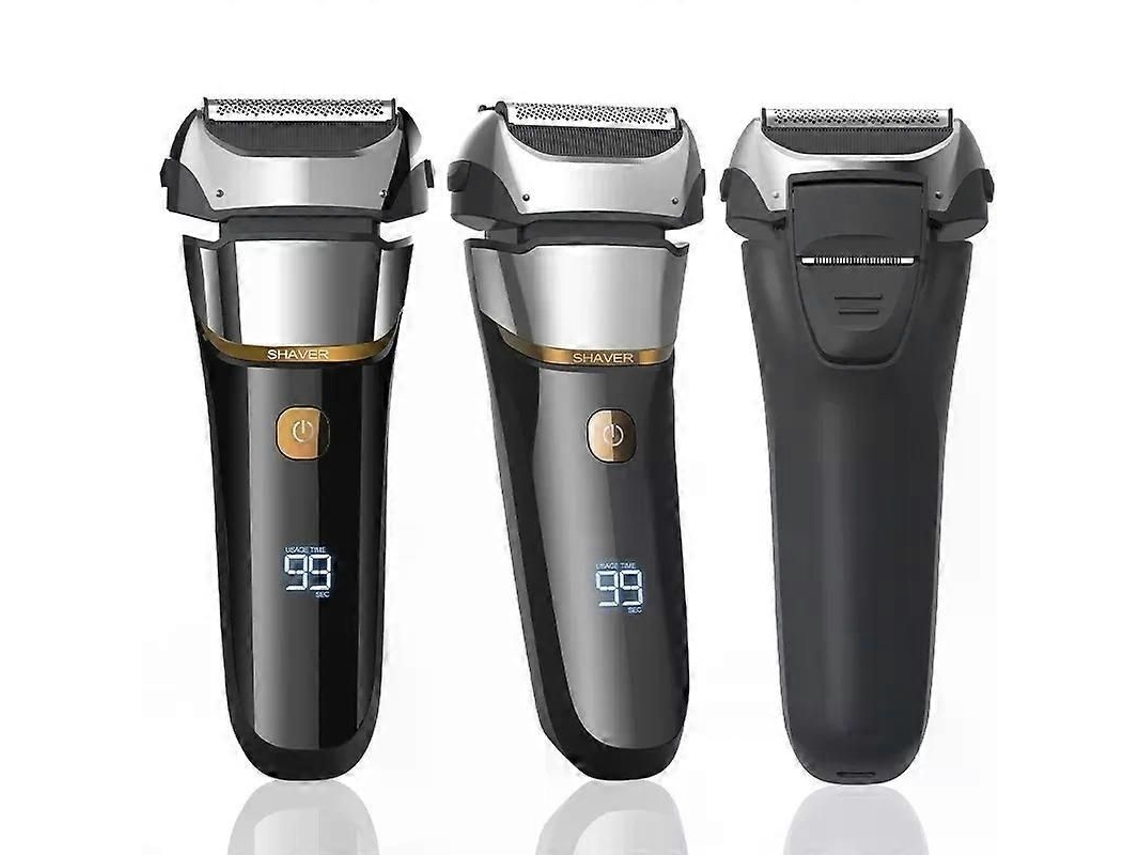 Barbeador Elétrico 4d Para Homens Recarregável Barbear Máquina De Barbear Para Barbeiro Usb Type-c Recarregável À Prova D'água Fk-608