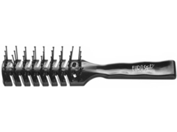 Escova para o Cabelo EUROSTIL 2 Cerdas Da Escova Ball Esqueleto Preto Preto Grande