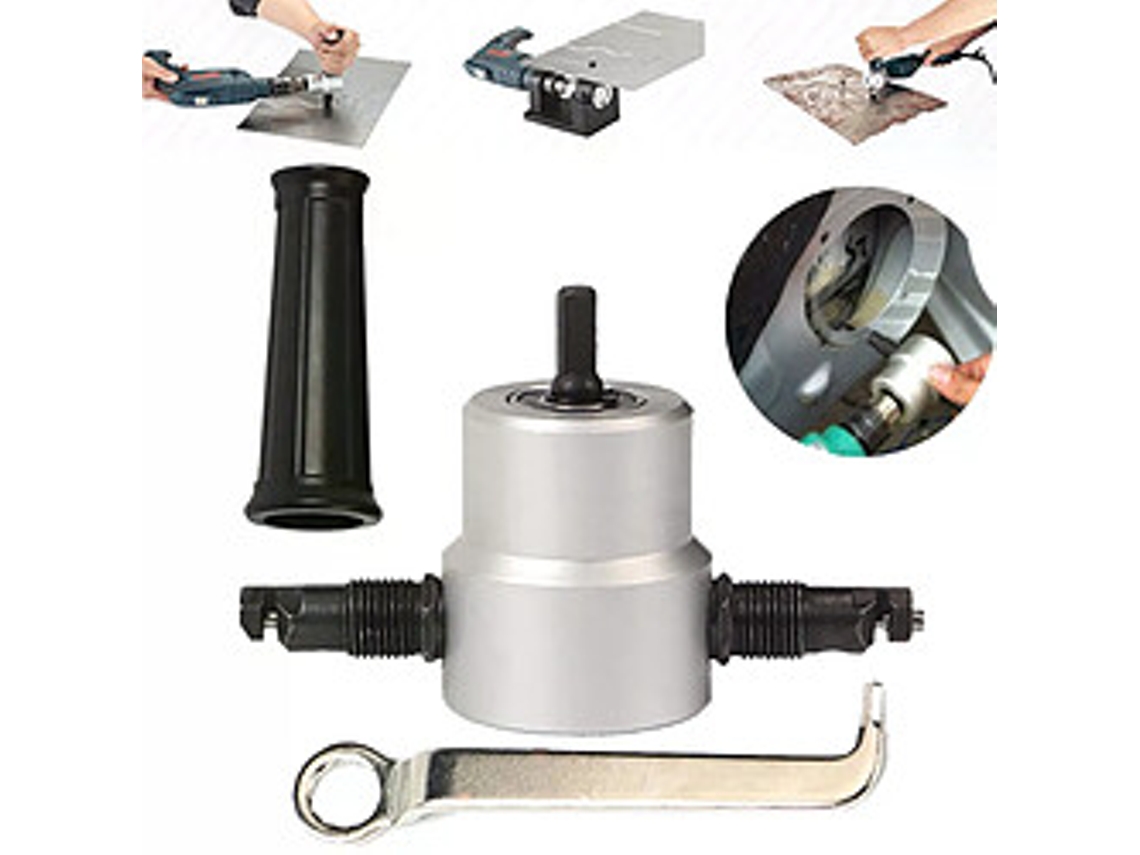 Broca De Metal De Cabeça Dupla 160a, Com Chave. Oem