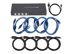 Switch Hdmi Kvm 4 Portas 4k LAXISCREED