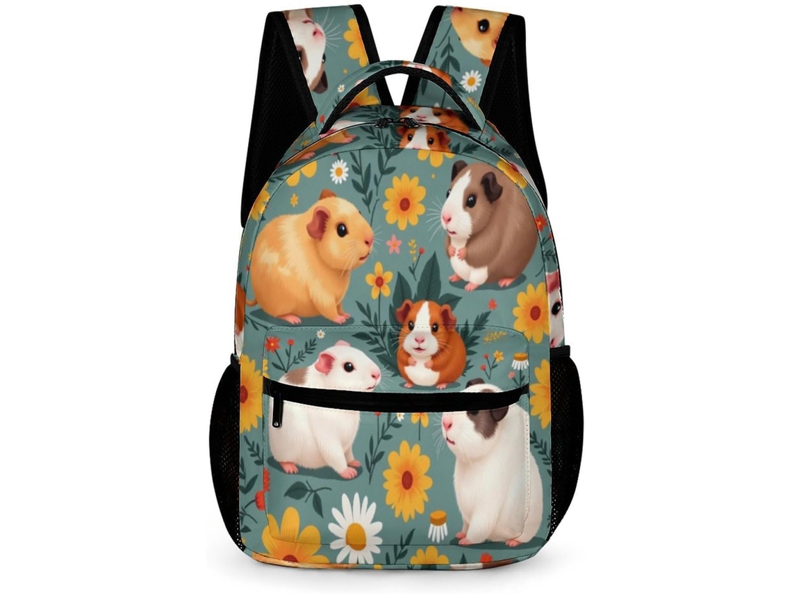 Mochila Escolar Adorável Com Estampa Porquinho-da-índia Para Meninos Meninas 6 10 Anos, De Animal O 4º Ano