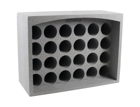 Rack De Poliestireno Expandido Eda Para 24 Garrafas Cinza Ecolux