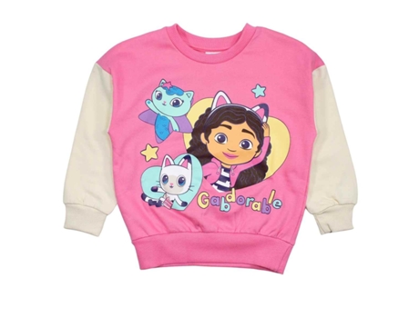 Sweatshirt de Criança GABBY E A CASA MÁGICA Algodão Rosa (XS)