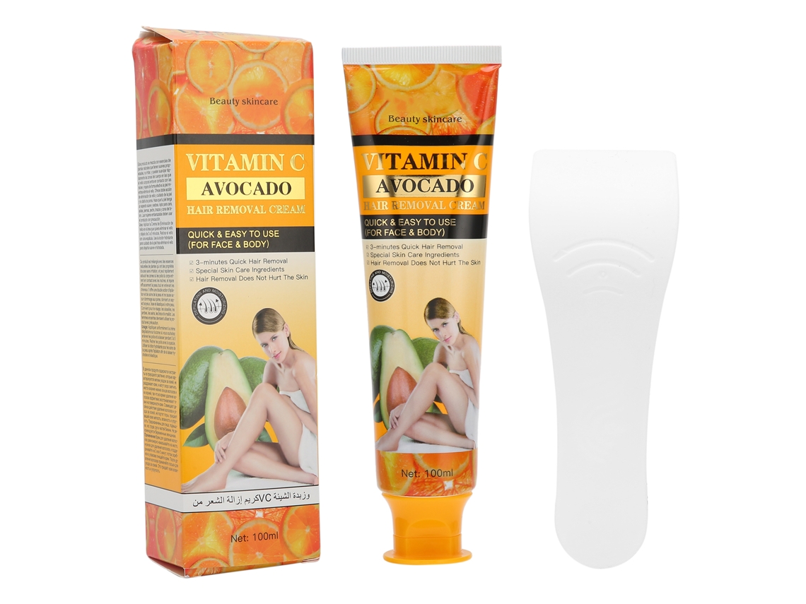 Crema Depilatoria Vitamina C Sem Dor 100ml