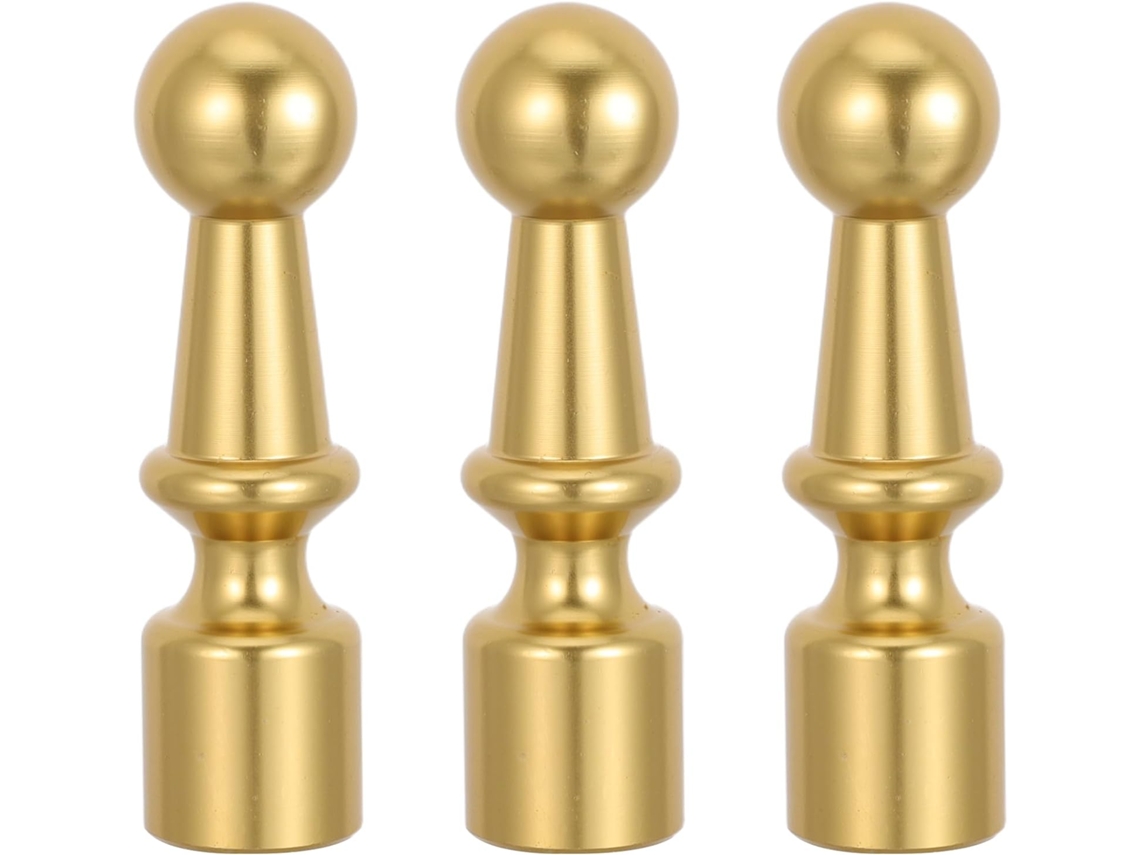 Conectores Metálicos Decorativos Housouutil Para Móveis, Com Design De Abóbora, 5mm De Diâmetro, Pacote Com 3 Peças