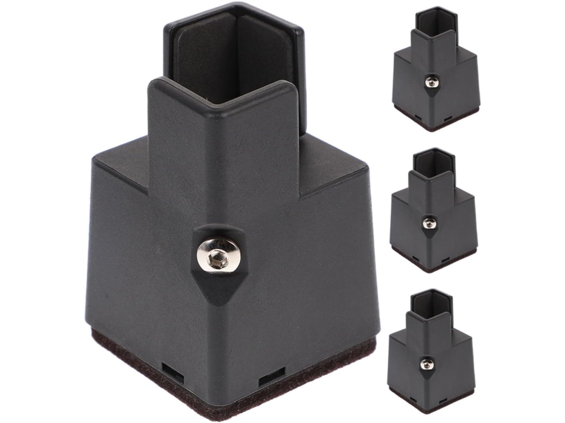 Favomoto Elevadores De Cama Ajustáveis 2 Polegadas, Conjunto 4 Peças,