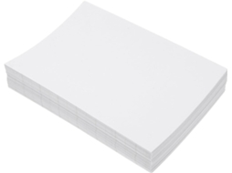 Collbath - Pacote com 100 folhas de laminado de PVC Fosco, 15 cm, dobradas em 6 partes, película protetora para impressão de documentos e fotos.