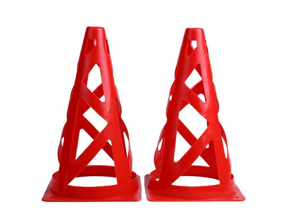 Cones De Marcação Para Treino De Futebol Patinação Esportes Ao Ar Livre Barreira De Trânsito Vermelho
