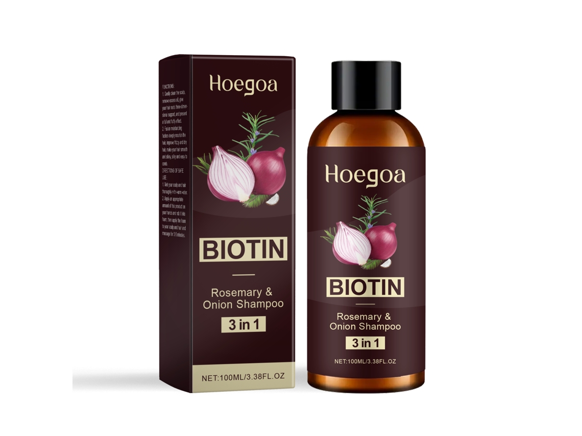 Shampoo 3 em 1 Cebola para Cabelo Saudável