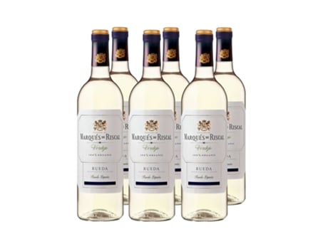 Caixa 6 Garrafas Marqués Riscal Verdejo Orgânico 2023 HEREDEROS DEL MARQUÉS DE RISCA