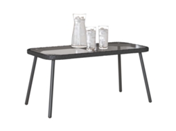 Maison Exclusive - Mesa De Centro Preto 90 X 45 X 43 Cm Vime Pe