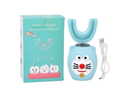 Escova De Dentes Elétrica Inteligente Em Formato De U Com Ultrassom Usb, Automática, Para Higiene Bucal Infantil.