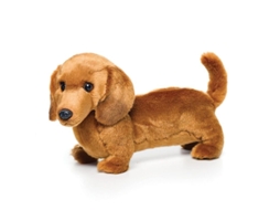 Filhote de Dachshund de Pelúcia 2026 - Adorável e Fino - Sem Burros - Brinquedo Macio - Presente de Aniversário para Crianças