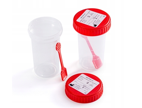 Recipiente Para Fezes E Urina Com Pá, Não Estéril, 60 Ml, 1 Unidade El Comp