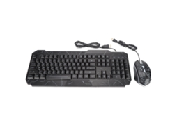 2026 conjunto de Teclado e Mouse para Jogos Iluminado com Fio