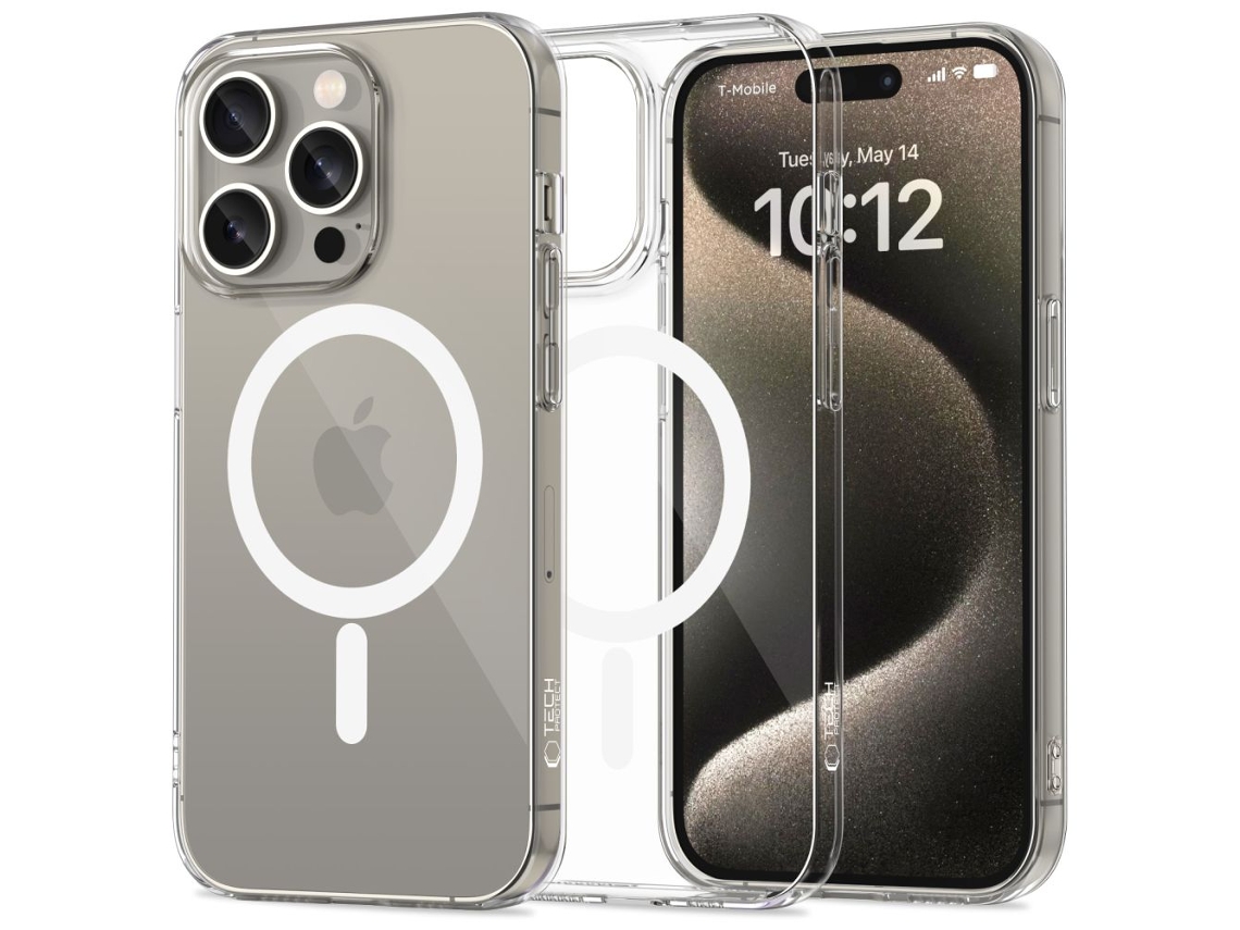 TECH PROTECT Flexair Magsafe Iphone 15 Pro Transparente