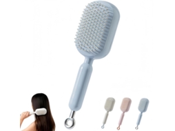 Escova De Cabelo Autolimpante Com Cerdas Retráteis, Almofada De Ar, Função De Massagem E Design Antiestático Para Todos