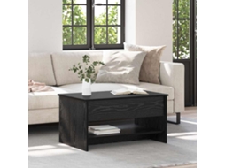 Vidaxl Mesa De Centro Carvalho Preto 80 X 50,5 X 41,5 Cm