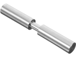 Dobradiça Cilíndrica De Aço Inoxidável Com Pino 9 Mm Diâmetro, Fácil