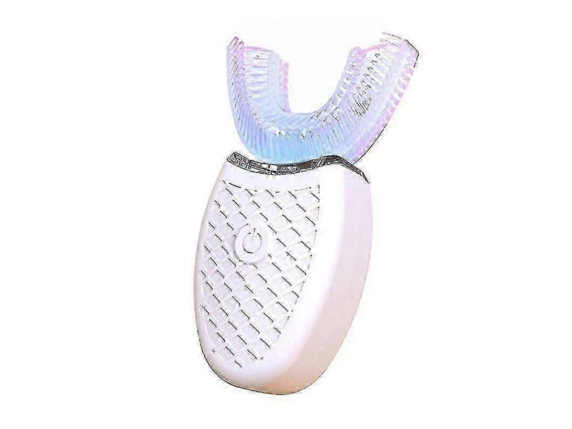 Escova de Dentes Elétrica Ultrassônica em Forma U com Cerdas Silicone 360 ​​nano, Descarga a Utomática Usb para Adultos GOKOCO