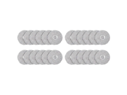 Pacote Com 24 Lenços Umedecidos Para Aspirador Robô Xiaomi X10+ E Dream L10s Ultra/l10 Ultra, Acessórios Para Esfregão Úmido De Microfibra._ptg